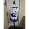 crochet evil eye top