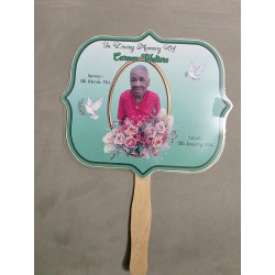 memorial keepsake fan