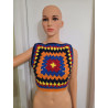 Granny square crop top